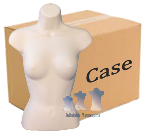 Female torso - hard plastic, fleshtone, case of 25 for sale