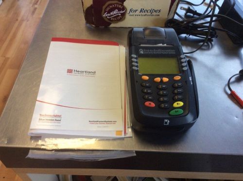 Heartland E3 EMV Ready Encryption Internet IP Dial Credit Card Terminal Machine