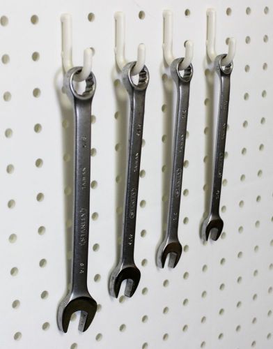 100  White J Peg Hooks - Lock to Pegboard - Tool Storage - Garage Wall organizer