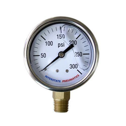 160 psi 2-1/2&#039; dial 1/4&#039; npt bottom mount oil filled pressure gauge - g7022-160 for sale