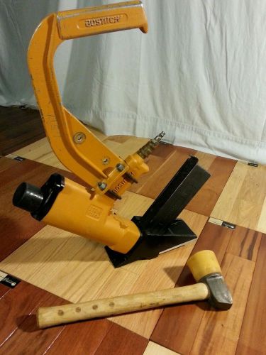 BOSTITCH AIR POWERED PNEUMATIC FLOORING STAPLER MIII with mallet