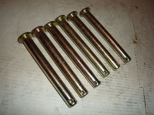 Lot Of 6 Hitch Pins Under 1/2&#034;  4&#034; Long .468 Dia Welder Tiller Trailer Mower