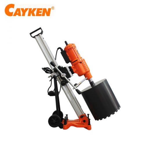 CAYKEN 10&#034; Diamond Core Drill Concrete With Aluminum Stand SCY-2550BCEM