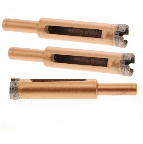 3pcs diamond hole saw drill core bit diameter 14mm 9/16&#034; marble stone granite for sale