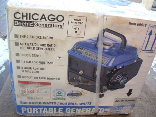 900 PEAK /800 Running watts 2 HP (63cc) GAS GENERATOR