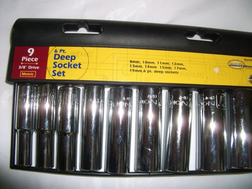 TEKZ 10pc SAE Hex Bit Socket Set, 3/8&#034; Drive, Heavy Duty