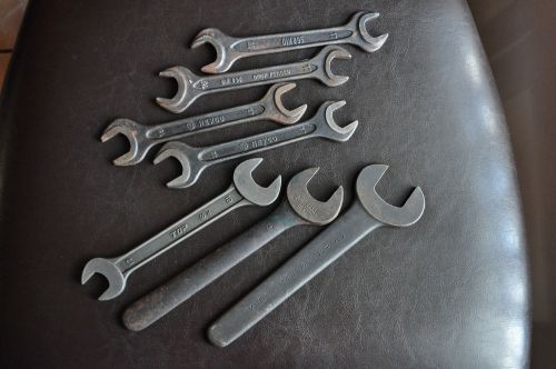 7 asstd open end/nut wrenchs: wgb, armstrong, williams, heyco, etc for sale