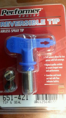 Performer Series Reversible Airless Paint Spray Tip 421