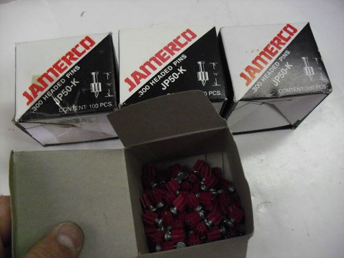 400 !! Jamerco 1/2&#034;  .300 Headed Pins # JP50-K