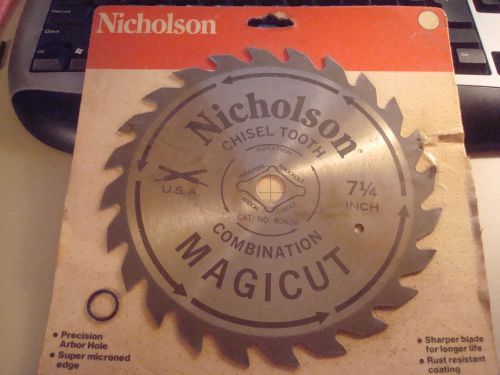 2 Nicholson Magicut 7 1/4&#034; 24 Teeth Chisel Tooth Combination # 80626