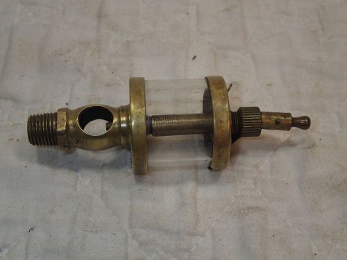 Original brass cream separator oiler for hit &amp; miss gas engine for sale