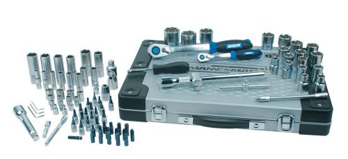 Mannesmann premium ratchet socket set 94 pcs 1/2&#034; / 1/4&#034; s2 steel blue finish for sale