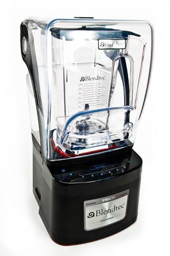 Blendtec stealth countertop commercial blender with twister &amp; wildside jars for sale