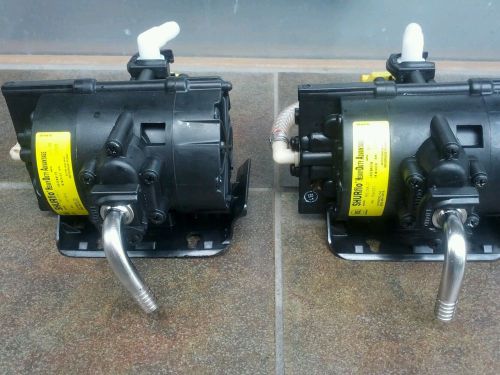 Shurflo Heavy Duty Syrup Pump --Lot of 2--Black--3/8&#034; BIB