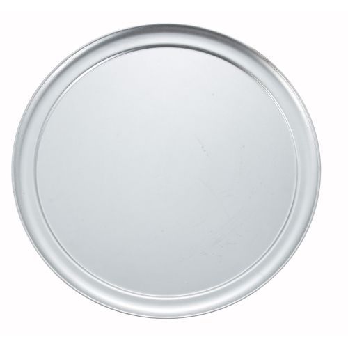 Wide Rim Pizza Trays 14&#034; Aluminum Winco APZT-14, Set of 12