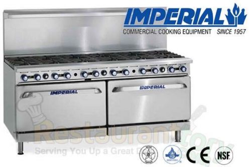 Imperial commercial restaurant range 72&#034; w/ 12 burner propane ir-12-su-cc for sale