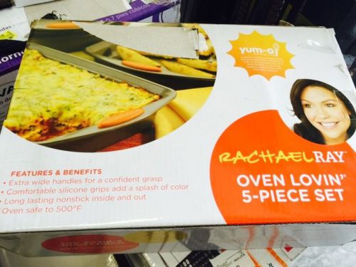 RACHEL RAY  ~  OVEN LOVIN&#039; ~ Non-Stick 5-Piece Bakeware ~  NEW ~