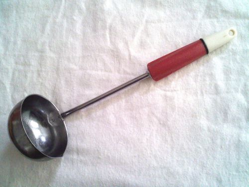 Vtg Stainless Hanging Kitchen Serving Gravy Ladle MADE in USA BAKELITE Handle