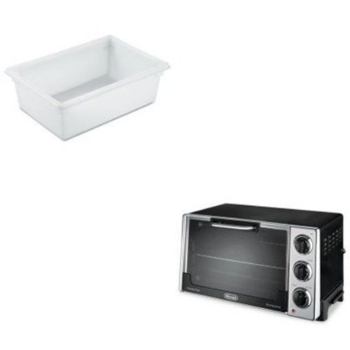 KITDLORO2058RCP3500WHI - Value Kit - Rubbermaid-White Food Boxes; 12 1/2 Gallon