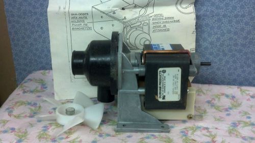 Kold Draft, Ice Machine Pump, 110VAC, GBR-208, NEW, w/ Cooling Fan Blade