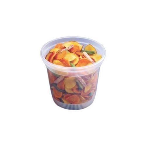 24oz. deli containers w/ lids newspring yl2524 240ct. hot microwavable h-weight for sale