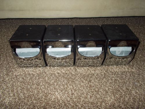 LOT OF 4 - Fort James TidyNap Low Fold  NAPKIN DISPENSERS.