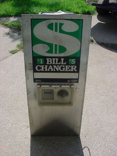 2 ROWE BC-1400 BILL / QUARTER CHANGER~FOR PARTS OR RESTORE~CAR WASH~LAUNDROMAT