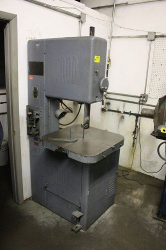 Grob 18&#034; model ns18 vertical bandsaw band saw sheet metal machine blade welder for sale