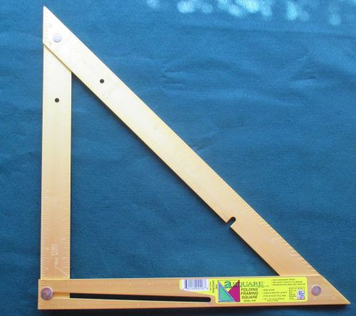 aSquare Aluminum Folding Construction Framing Square 16&#034;x16&#034;x45? #4516