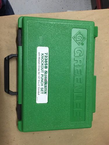 Greenlee *NEAR MINT* 7238SB 1/2&#034;-2&#034; Slugbuster Electrical Knockout Punch