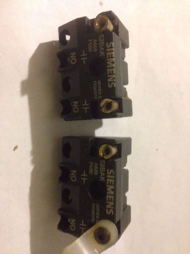 Siemens 52BAK Series G Used Lot Of Two