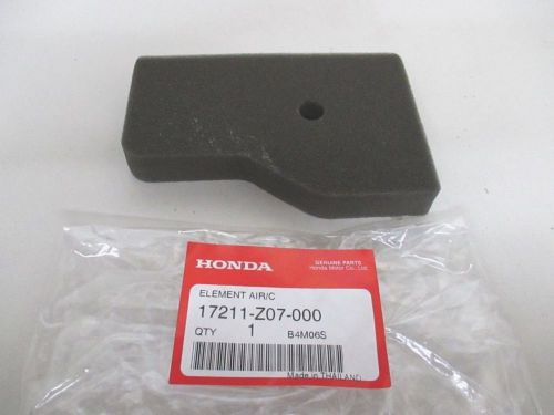 Genuine honda 17211-z07-000 air cleaner element eb2000i eu2000i oem for sale