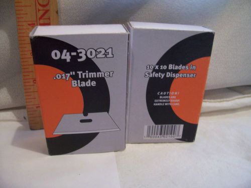 2 BOXES FLOOR DOT CARPET TRIMMER RAZOR BLADES /FITS ROBERTS, CRAIN, TAYLOR MORE