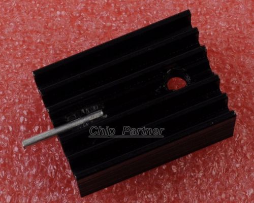 10PCS TO-220 IC Heat Sink Black TO220 21x15x11mm with PIN Aluminum