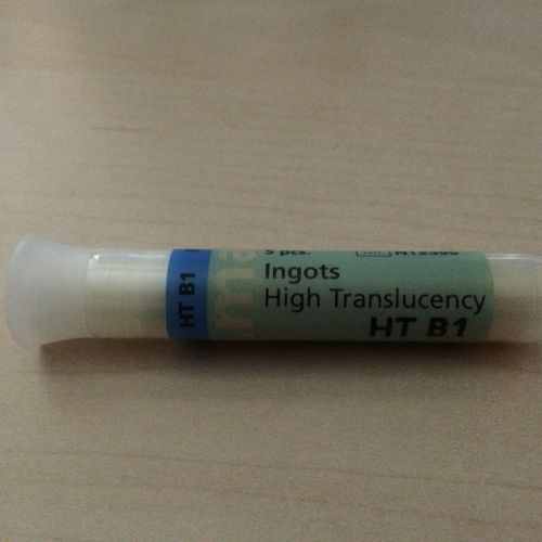 Ivoclar IPS E.max Press Ingots High Trans HT-B1 Pressable Ceramic 5pk NEW