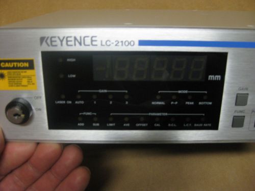 New! keyence laser displacement meter control units lc-2100 for sale