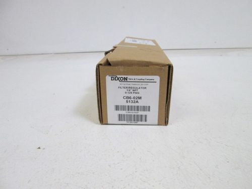 DIXON FILTER/REGULATOR 1/4&#034; 0-125PSIG CB6-02M *NEW IN BOX*