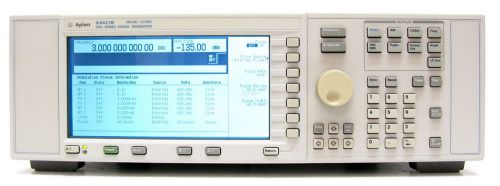 Hp agilent esg e4421b 250 khz 3 ghz synthesized generator rear/front connectors for sale