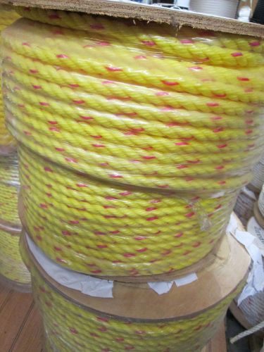 1/2&#034;(#16) x 600&#039; 3 strand polypropylene hoist rope,rigging rope 6000 min break for sale
