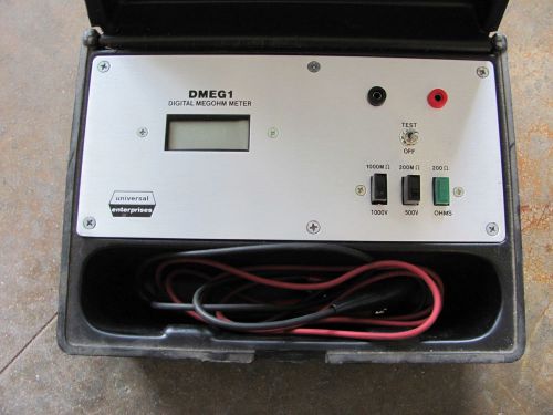 UEI UNIVERSAL ENT. DMEG1 US MADE MEGAOHM MEGOHM METER ELECTRICIAN ELECTRIC TOOL