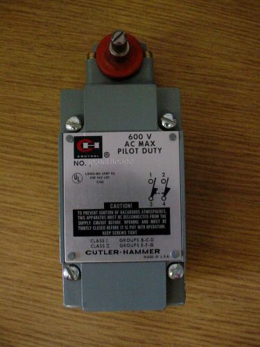 Cutler Hammer 10316H1039C Limit Switch 600VA NEW NO BOX