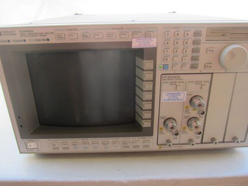 AGILENT / HP 83483A w/ 83480A 20 GHz dual channel electrical module