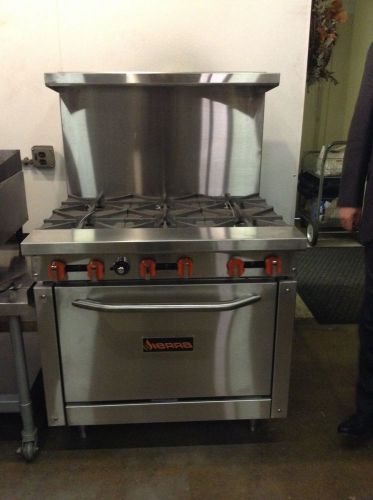 NEW Sierra 6 Burner Range w/Oven