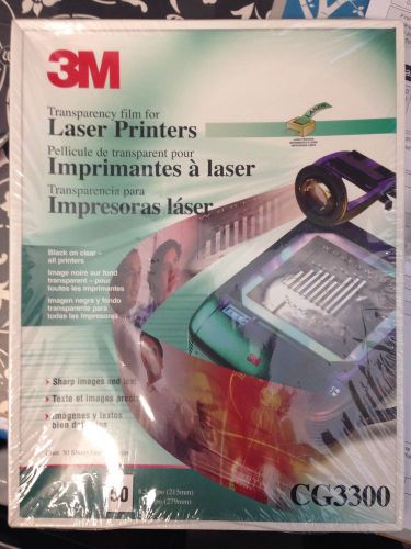 3M Transparency Film For Laser Printers CG3300