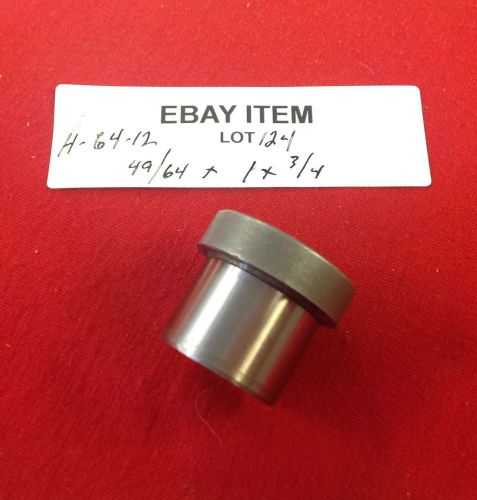 ACME H-64-12 Head Press Fit Shoulder Drill Bushing 49/64 x 1 x 3/4&#034;  Lot of 1