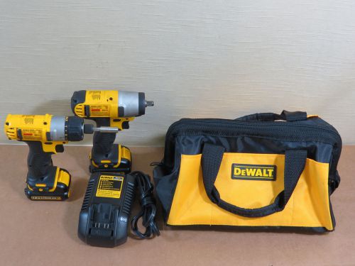 DeWalt 2 Tool 12V MAX Li-Ion Combo Set,DCF813 3/8&#034; Impact,DCF610 Screwdriver,Bag