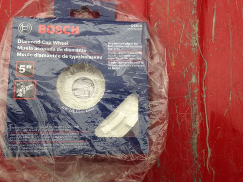 Bosch dc510 5&#034; diamond cup wheel for sale