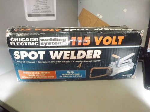 Chicago Electric Welding Systems 115 Volt Spot Welder  Item 295MK
