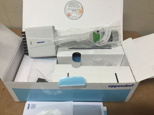 EPPENDORF XPLORER PLUS MULTI 8 CHANNEL ELECTRONIC PIPETTE 50-1200uL, NEW IN BOX