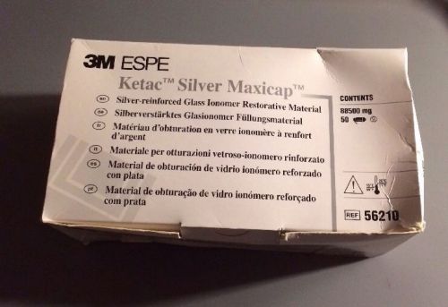 3M KETAC SILVER MAXICAP STANDARD PACKAGE 50 CAPSULES DENTAL